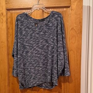 Women's Blue Knit Top